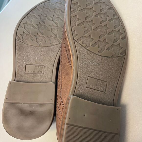 Ben Sherman - Men’s brown Birk Distressed Oxford Shoe - Picture 7 of 7